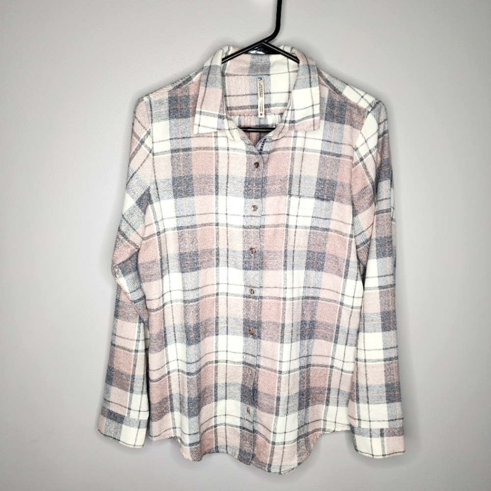 Kuhl Women's Plaid Button Down Long Sleeve Shirt Size M